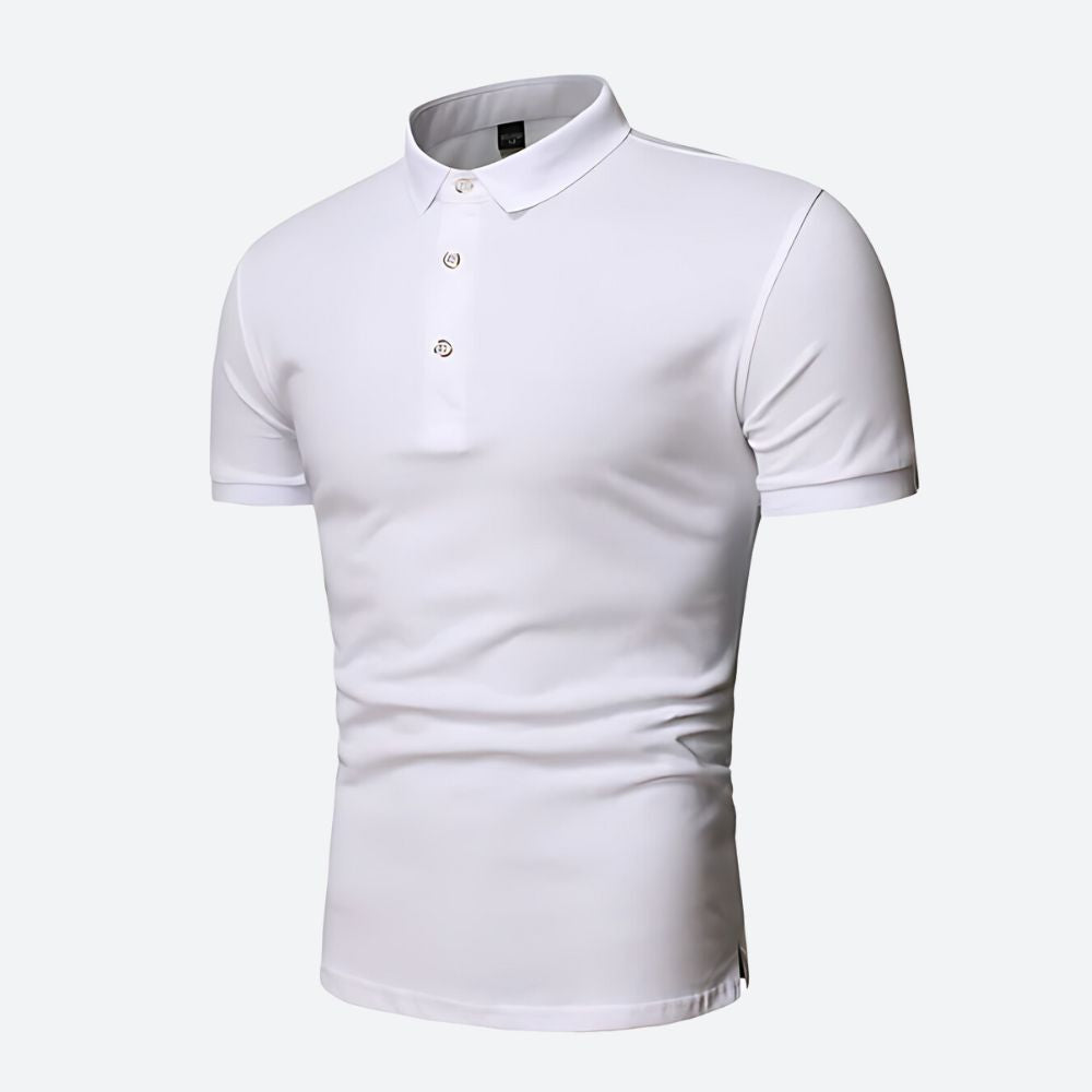 Heren - Casual Poloshirt - Ademend Katoen - Comfortabele Zomerstijl voor Elke Gelegenheid