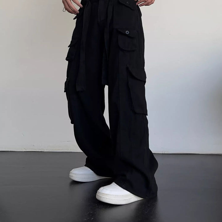 rechte cargo baggy broek