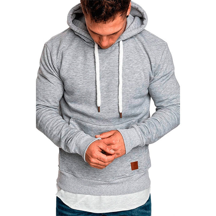 Heren - Casual Hoodie - Comfortabel en Ademend - Perfect voor Vrijetijdskleding en Ontspanning