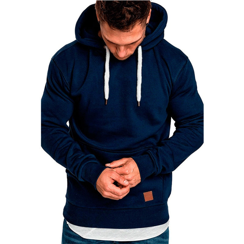 Heren - Casual Hoodie - Comfortabel en Ademend - Perfect voor Vrijetijdskleding en Ontspanning