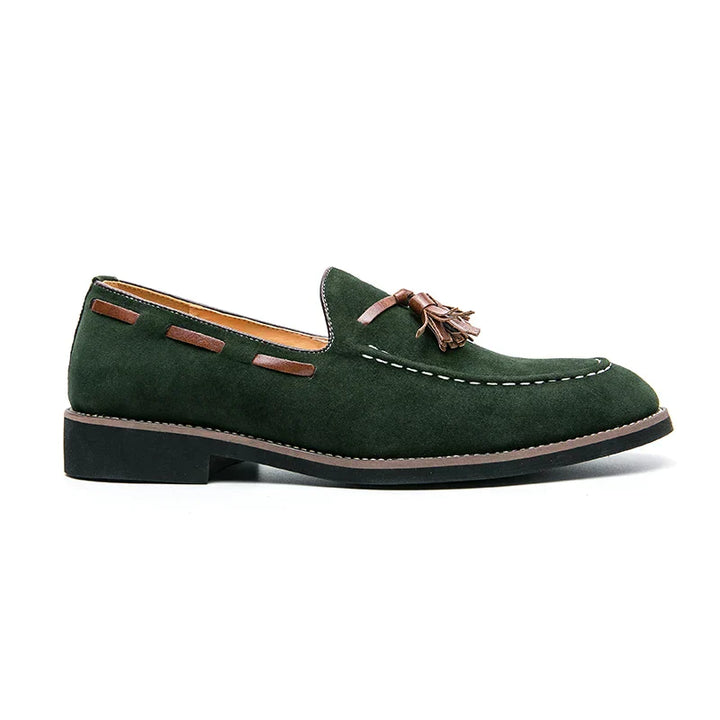 Heren - Mocassin met franjes - Comfortabele leren schoenen - Casual stijl voor elke gelegenheid - Perfect voor elke outfit