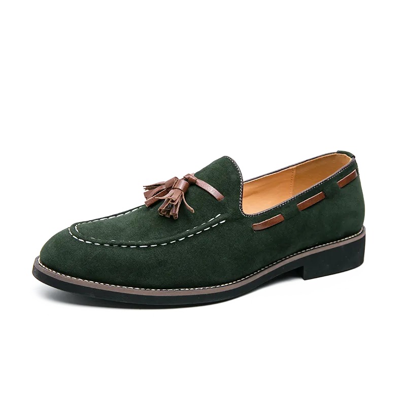 Heren - Mocassin met franjes - Comfortabele leren schoenen - Casual stijl voor elke gelegenheid - Perfect voor elke outfit