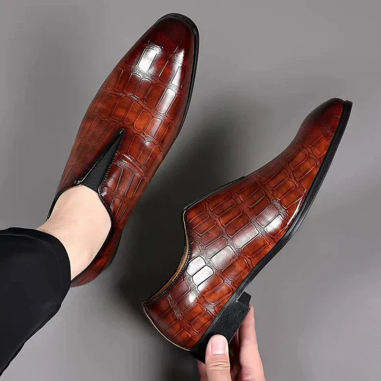Heren - Business Shoes - Elegante Leer - Comfortabele Stijl voor Werk en Vrije Tijd