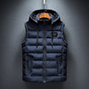 Premium Donzen Bodywarmer Vest met Capuchon en Trekkoorden