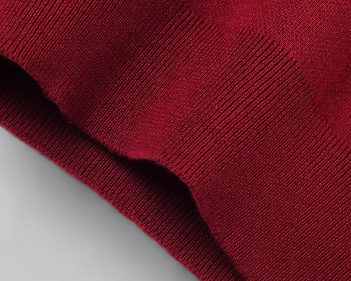 Heren - Mouwloos Vest - Zachte Stof & V-Hals - Perfect voor Stijlvolle Layering