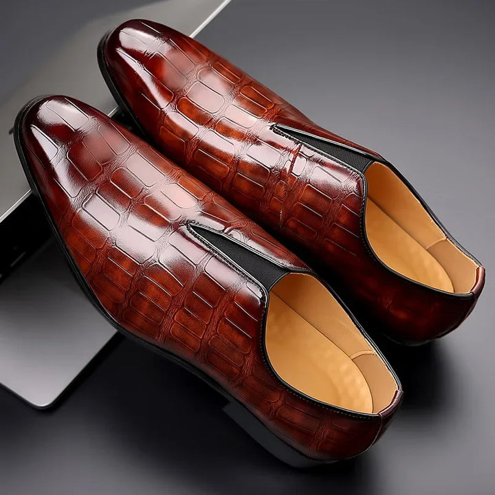 Heren - Business Shoes - Elegante Leer - Comfortabele Stijl voor Werk en Vrije Tijd