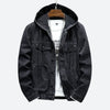 Mannen - Vest - Vintage Denim met Capuchon - Casual Comfort