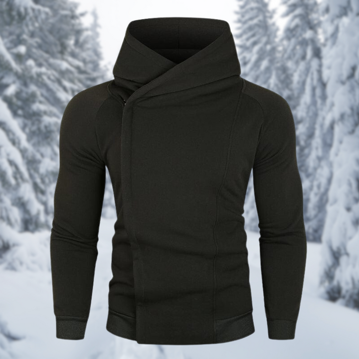 Heren - Fleece Hoodie - Met Ritssluiting - Comfortabele Winterkleding