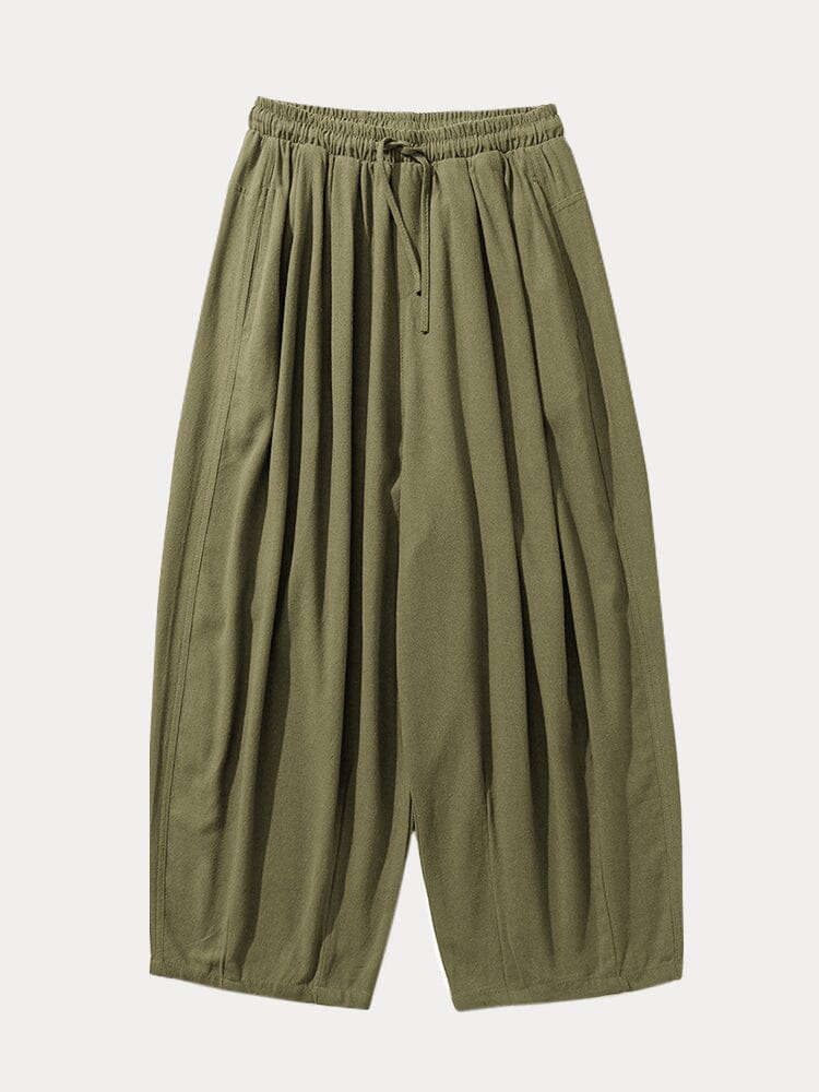 Heren - Katoenen Linnen Broek - Lichtgewicht en Comfortabel - Perfecte Lente en Zomer Outfit