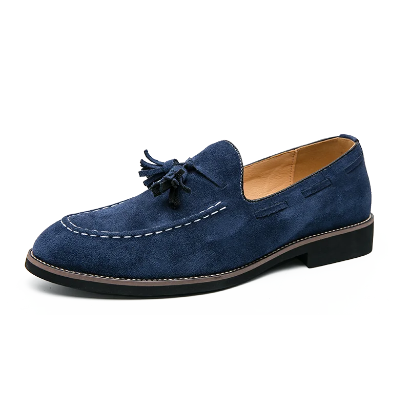 Heren - Mocassin met franjes - Comfortabele leren schoenen - Casual stijl voor elke gelegenheid - Perfect voor elke outfit