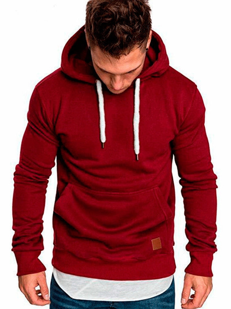 Heren - Casual Hoodie - Comfortabel en Ademend - Perfect voor Vrijetijdskleding en Ontspanning