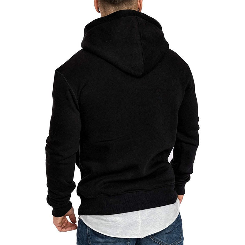 Heren - Casual Hoodie - Comfortabel en Ademend - Perfect voor Vrijetijdskleding en Ontspanning