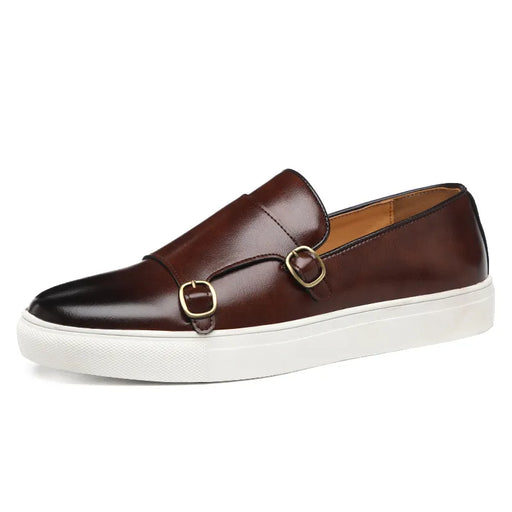 Heren - Casual Schoenen - Leren, Comfortabel en Modieus voor Elke Gelegenheid - Stijlvolle Schoenen