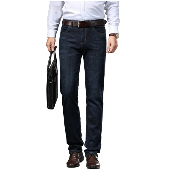 Heren - Stretch Jeans - Comfortabele Denim - Stijlvolle Pasvorm voor Dagelijks Gebruik