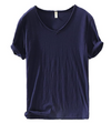 Heren - Shirt met V-hals - Linnen Katoenmix - Stijlvolle Vrijetijdskleding voor Comfort en Klasse