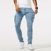 Mannen - Casual Cargo Broek - Comfortabel Katoen - Modieuze Buitenkleding voor Avontuurlijke Stijl