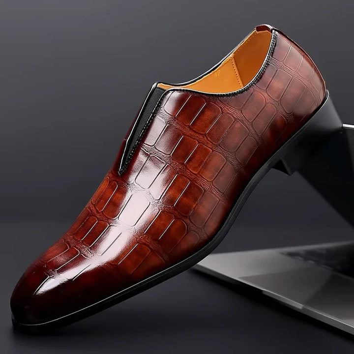 Heren - Business Shoes - Elegante Leer - Comfortabele Stijl voor Werk en Vrije Tijd