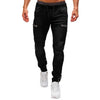 Denim joggingbroek met ritssluiting