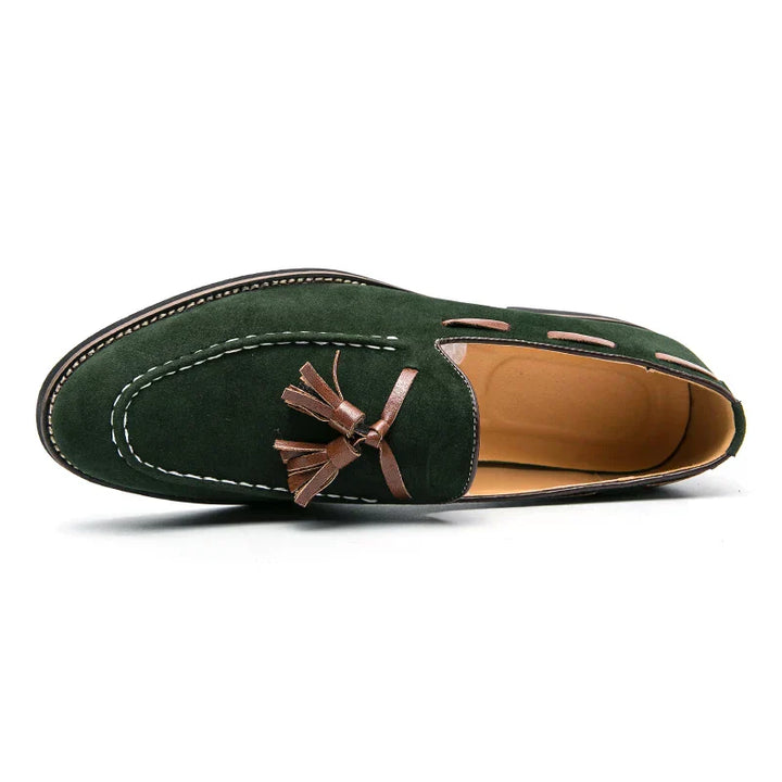 Heren - Mocassin met franjes - Comfortabele leren schoenen - Casual stijl voor elke gelegenheid - Perfect voor elke outfit