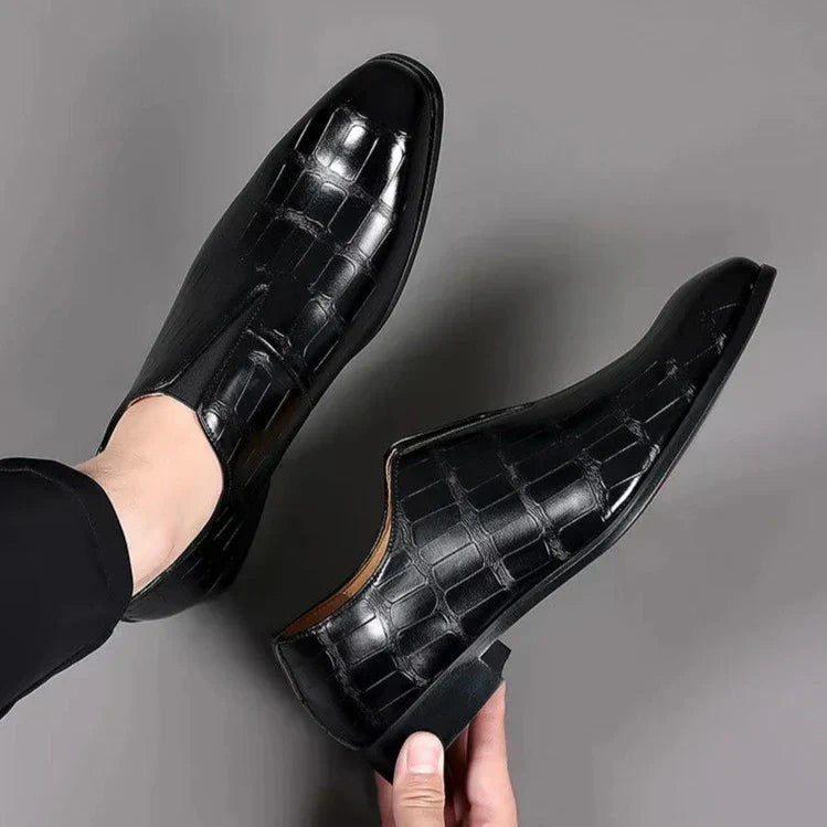 Heren - Business Shoes - Elegante Leer - Comfortabele Stijl voor Werk en Vrije Tijd