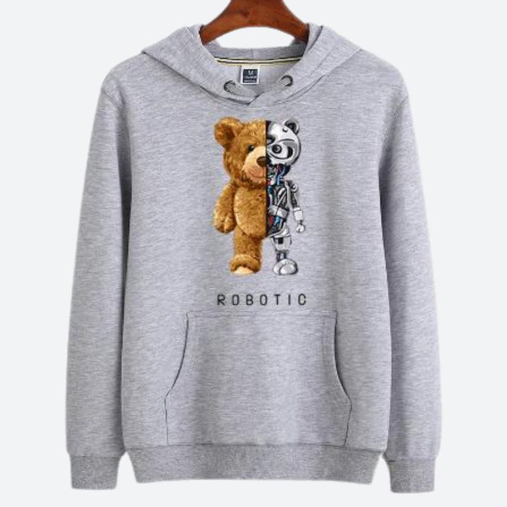 Heren - Teddy Hoodie - Zacht en Comfortabel - Ideaal voor Koude Dagen en Ontspanning