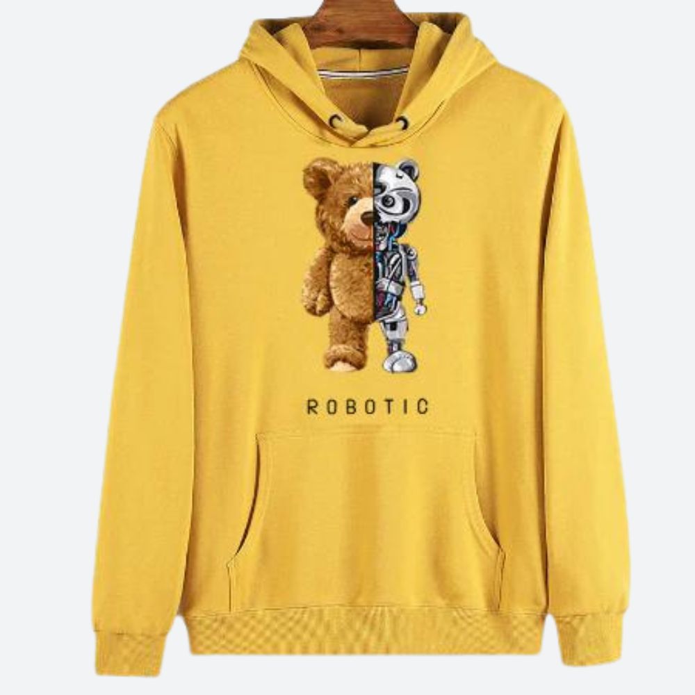 Heren - Teddy Hoodie - Zacht en Comfortabel - Ideaal voor Koude Dagen en Ontspanning