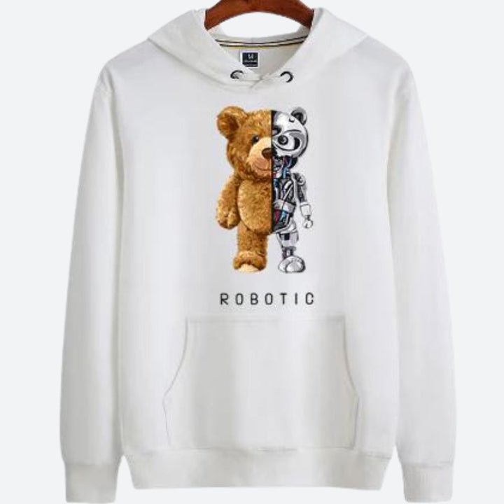 Heren - Teddy Hoodie - Zacht en Comfortabel - Ideaal voor Koude Dagen en Ontspanning