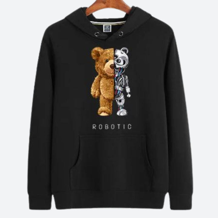 Heren - Teddy Hoodie - Zacht en Comfortabel - Ideaal voor Koude Dagen en Ontspanning