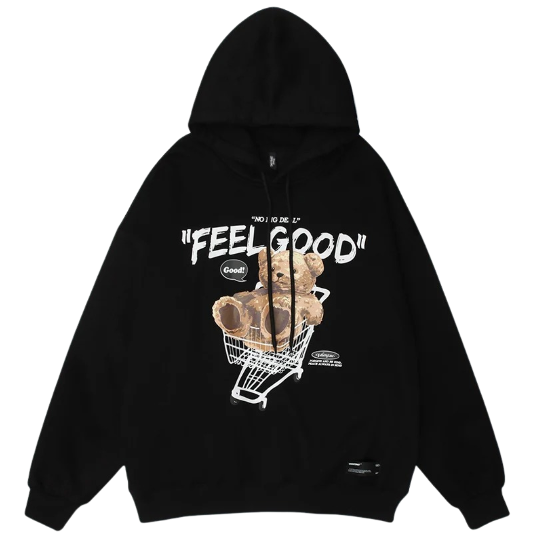 Heren Hoodie - Stijlvol en Comfortabel - Zachte Stof - Voel de Goede Vibes