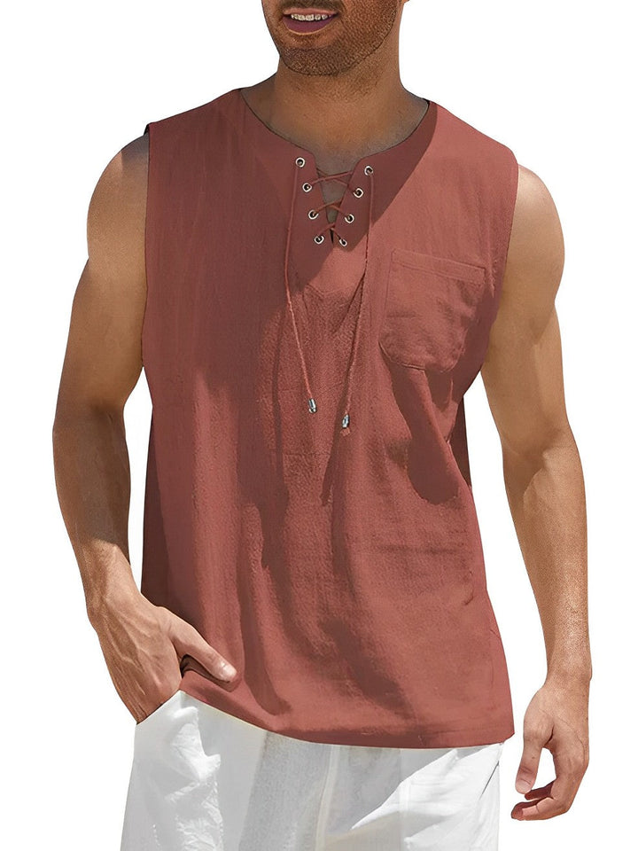 Heren - Zomertanktop - Comfortabel en Ademend Materiaal - Ideaal voor Warme Dagen en Activiteiten