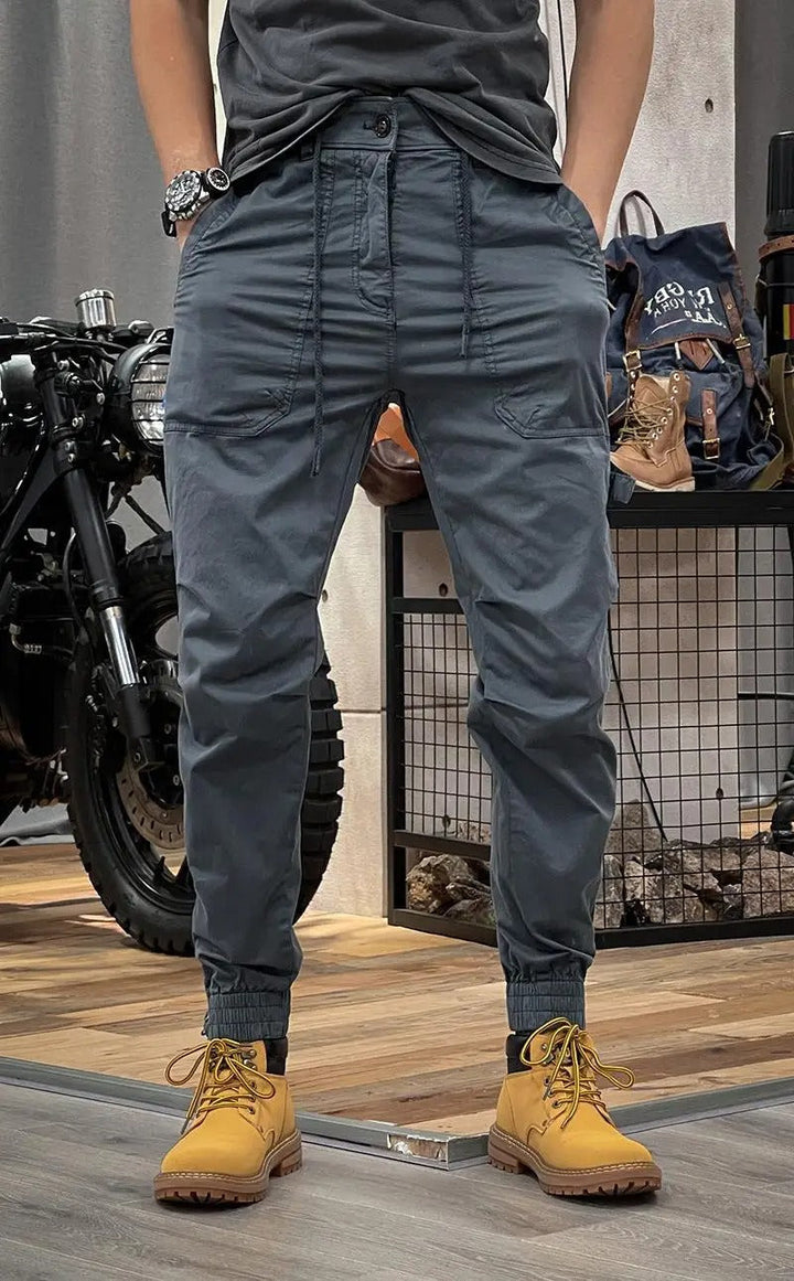 Heren - Elastische Cargo Broek - Comfortabele en Stijlvolle Bovenkleding - Perfect voor Elke Gelegenheid