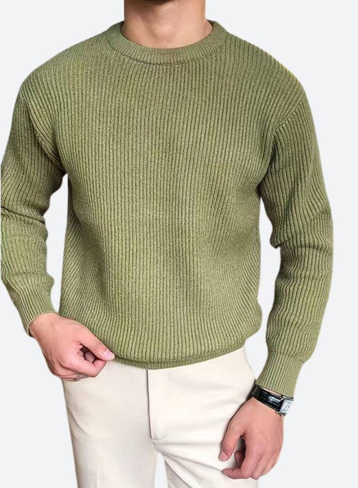 Heren – Pullover – Strukturierte Optik – Eleganter Stil für Komfort und Klasse