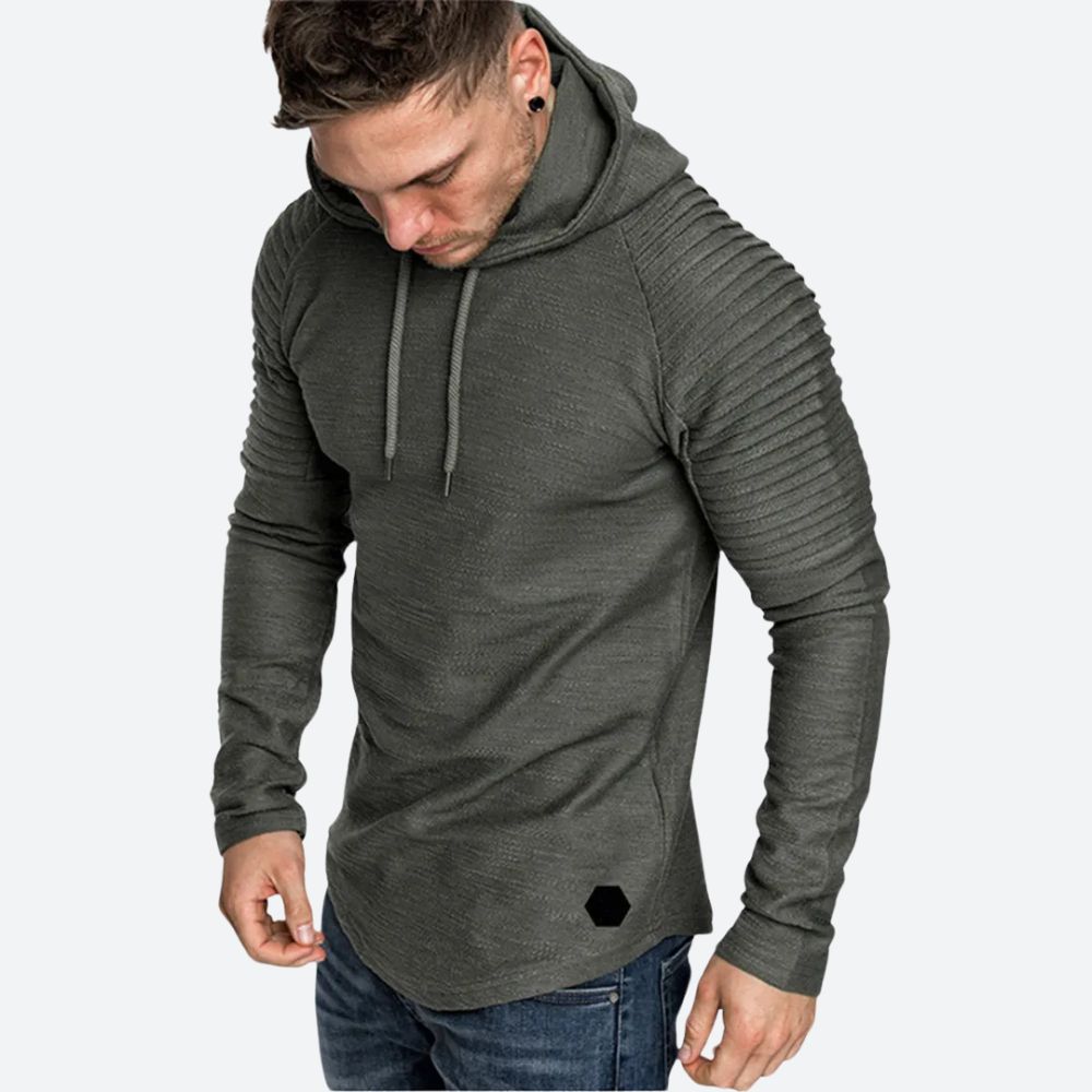 Heren – Pullover Hoodie – Bequemes Material – Stylischer Raglan-Ärmel Freizeitlook