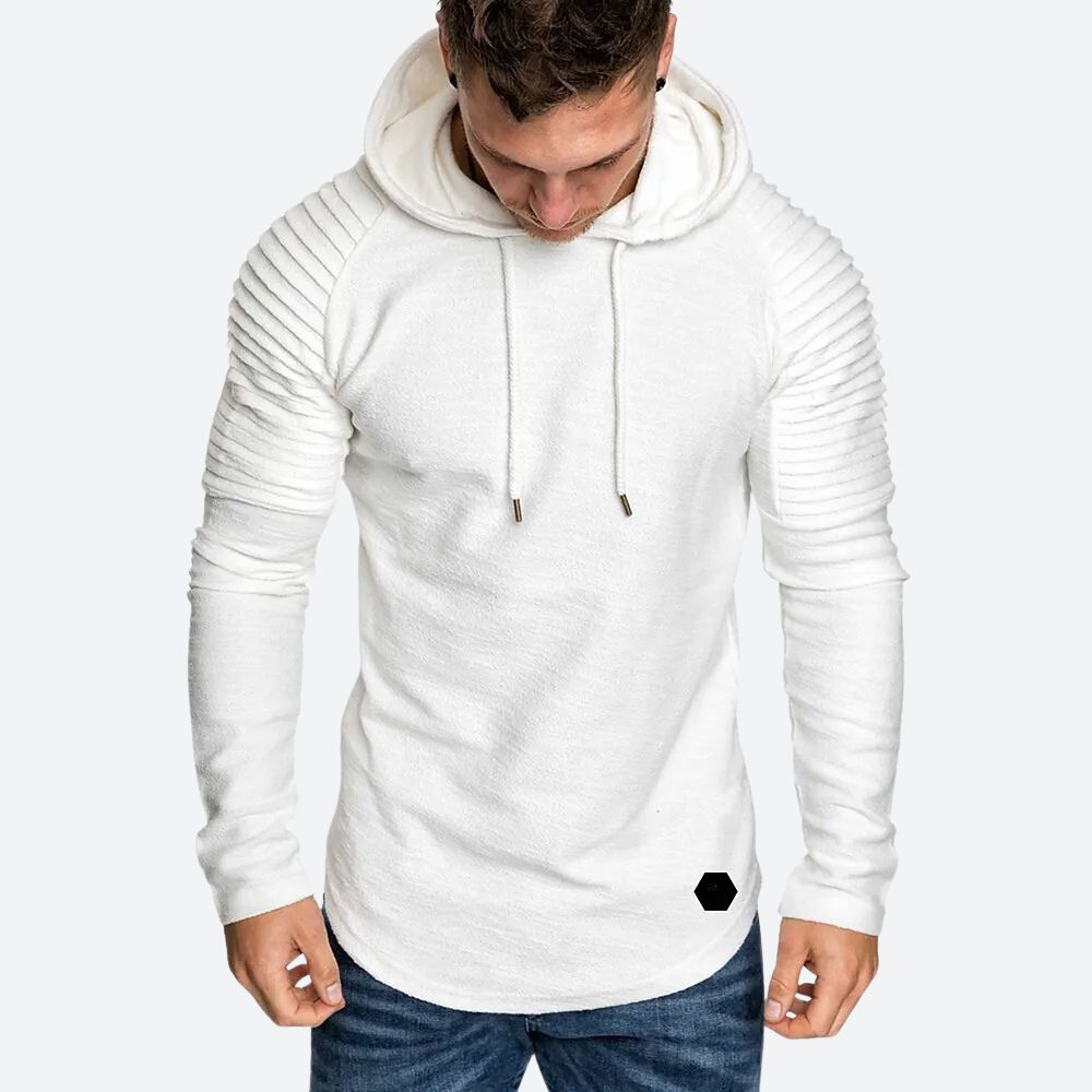 Heren – Pullover Hoodie – Bequemes Material – Stylischer Raglan-Ärmel Freizeitlook