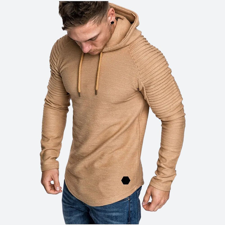 Heren – Pullover Hoodie – Bequemes Material – Stylischer Raglan-Ärmel Freizeitlook