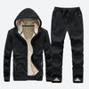 Heren - Fleece Loungewear Set - Zacht en Comfortabel Materiaal - Perfect voor Ontspanning en Vrije Tijd