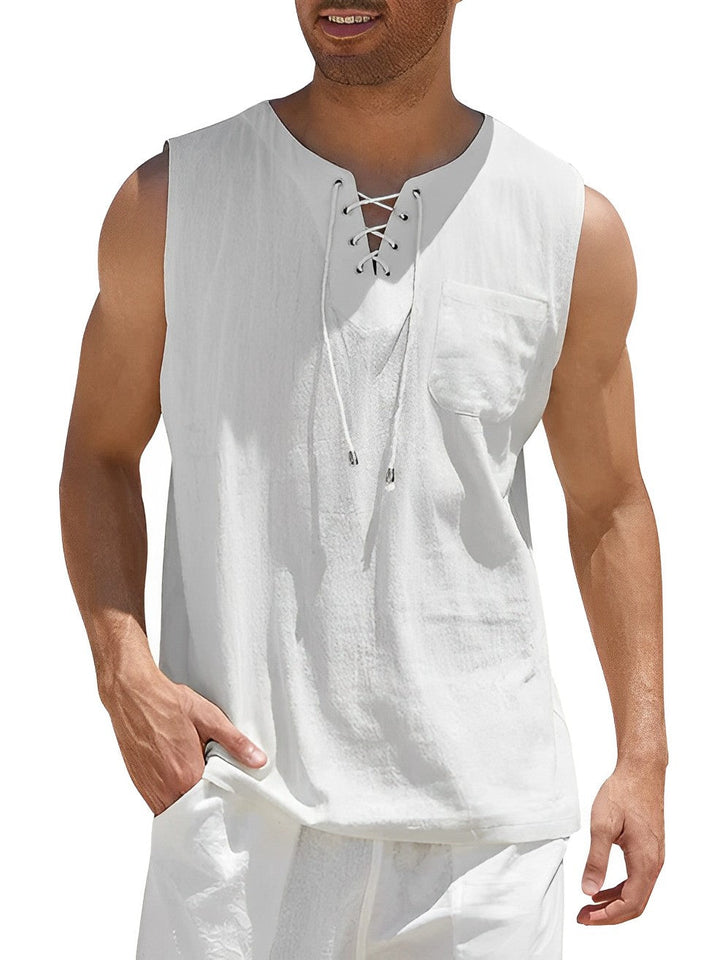 Heren - Zomertanktop - Comfortabel en Ademend Materiaal - Ideaal voor Warme Dagen en Activiteiten