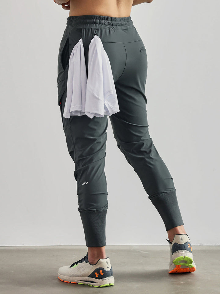 Heren - Joggers - Comfortabel en Ademend Materiaal - Sportieve Stijl voor Actieve Lifestyle