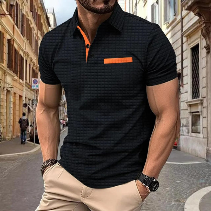 Geblokte Polo Shirt voor Heren