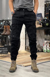 Heren - Elastische Cargo Broek - Comfortabele en Stijlvolle Bovenkleding - Perfect voor Elke Gelegenheid
