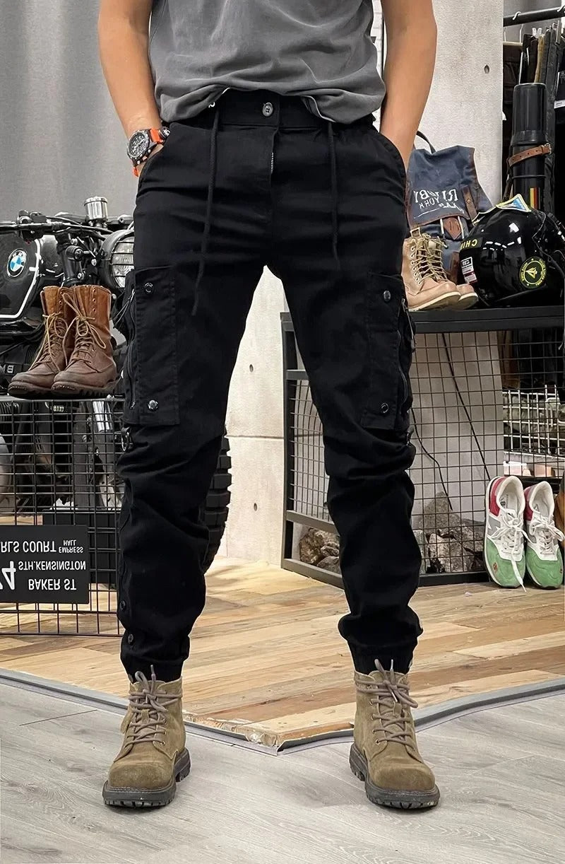 Heren - Elastische Cargo Broek - Comfortabele en Stijlvolle Bovenkleding - Perfect voor Elke Gelegenheid