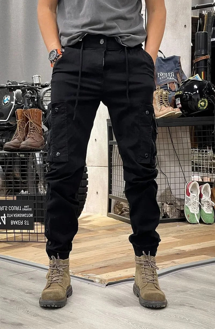 Heren - Elastische Cargo Broek - Comfortabele en Stijlvolle Bovenkleding - Perfect voor Elke Gelegenheid