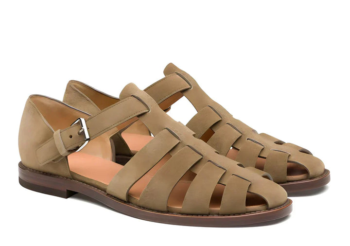 Heren - Leren herensandalen - Comfortabele en stijlvolle sandaal - Perfect voor de zomer