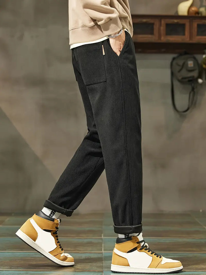 casual Cordoroy baggy broek