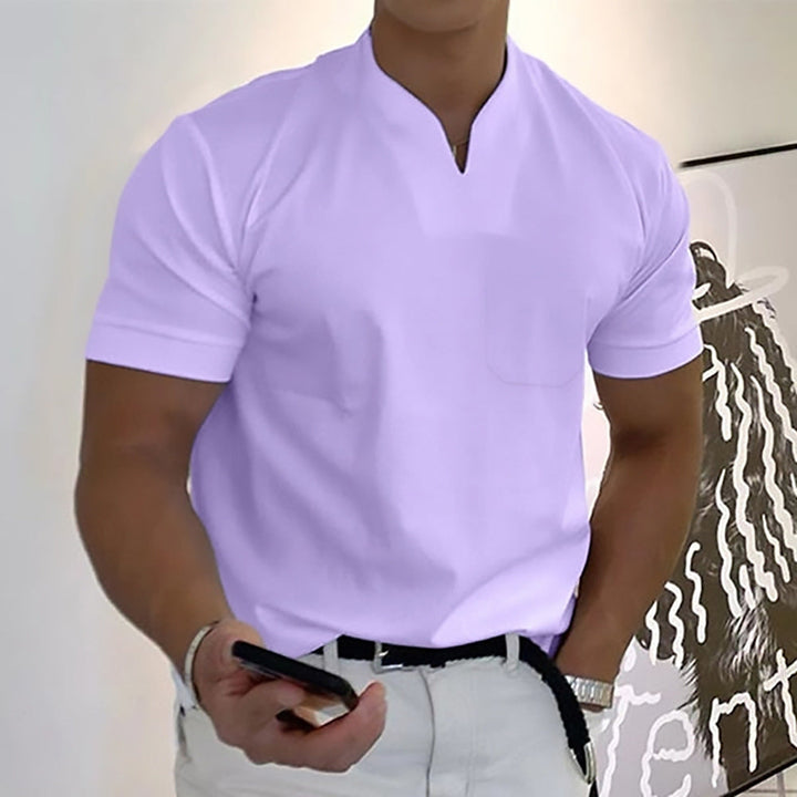Heren - Elegant fitness T-shirt met korte mouwen - Ademend en lichtgewicht - Perfect voor elke gelegenheid