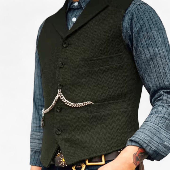 Heren - Zakelijk vest - Tijdloze elegantie - Perfect voor dagelijks gebruik