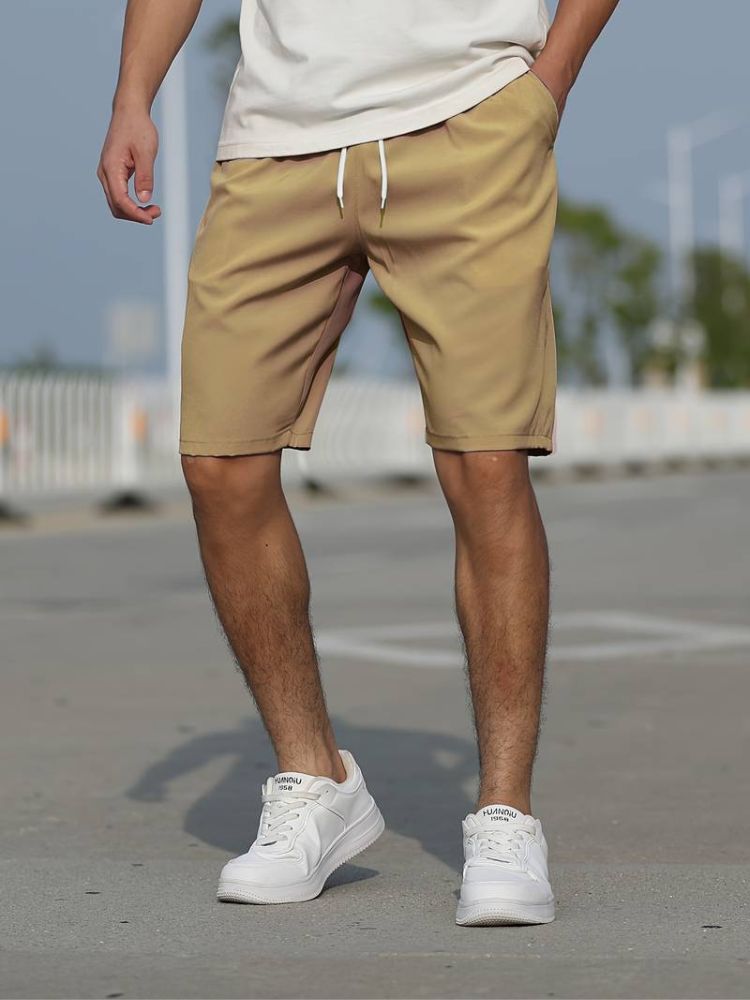 Heren - Vrijetijdsshort - Ademend en Stijlvol - Casual Kleding