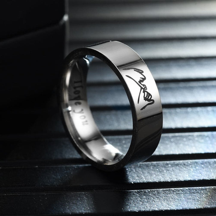 Tungsten Carbide Herenring