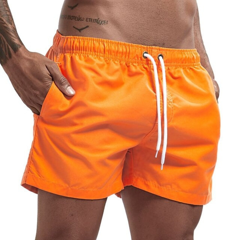 Heren - Zwemshort - Basisontwerp met Trekkoord - Comfortabele Strandkleding