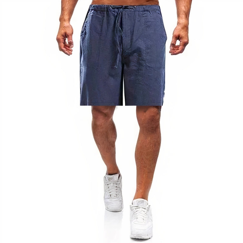 Heren - Linnen Shorts - Comfortabele en Ademend - Ideaal voor Zomer